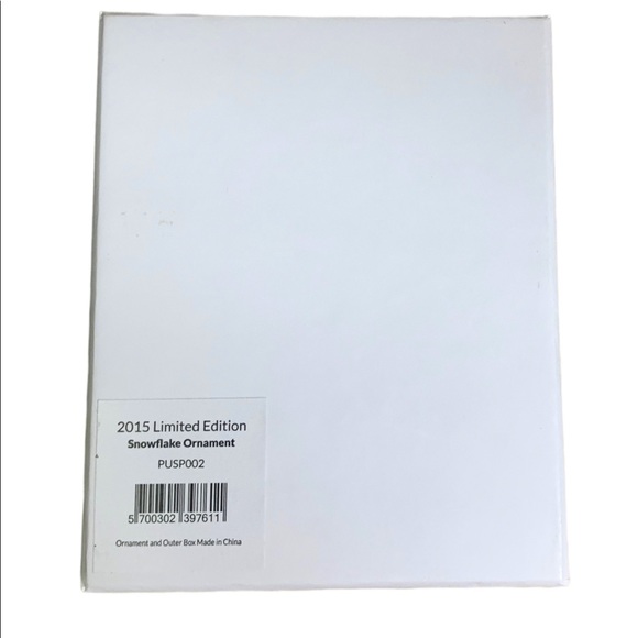 NIB PANDORA 2015 Ltd Edition Snowflake Christmas Tree Ornament - Picture 8 of 9